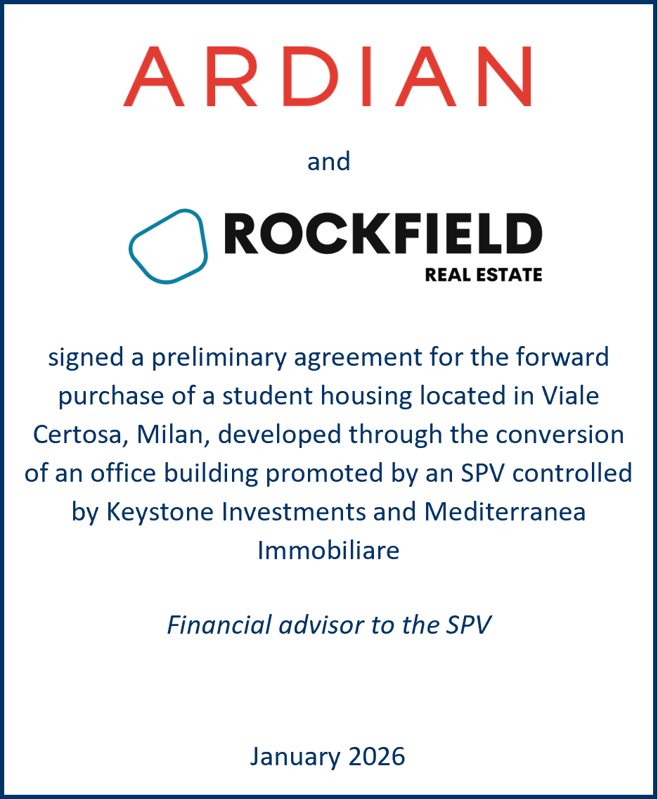 img SPV partecipata da Keystone Investments e Mediterranea Immobiliare